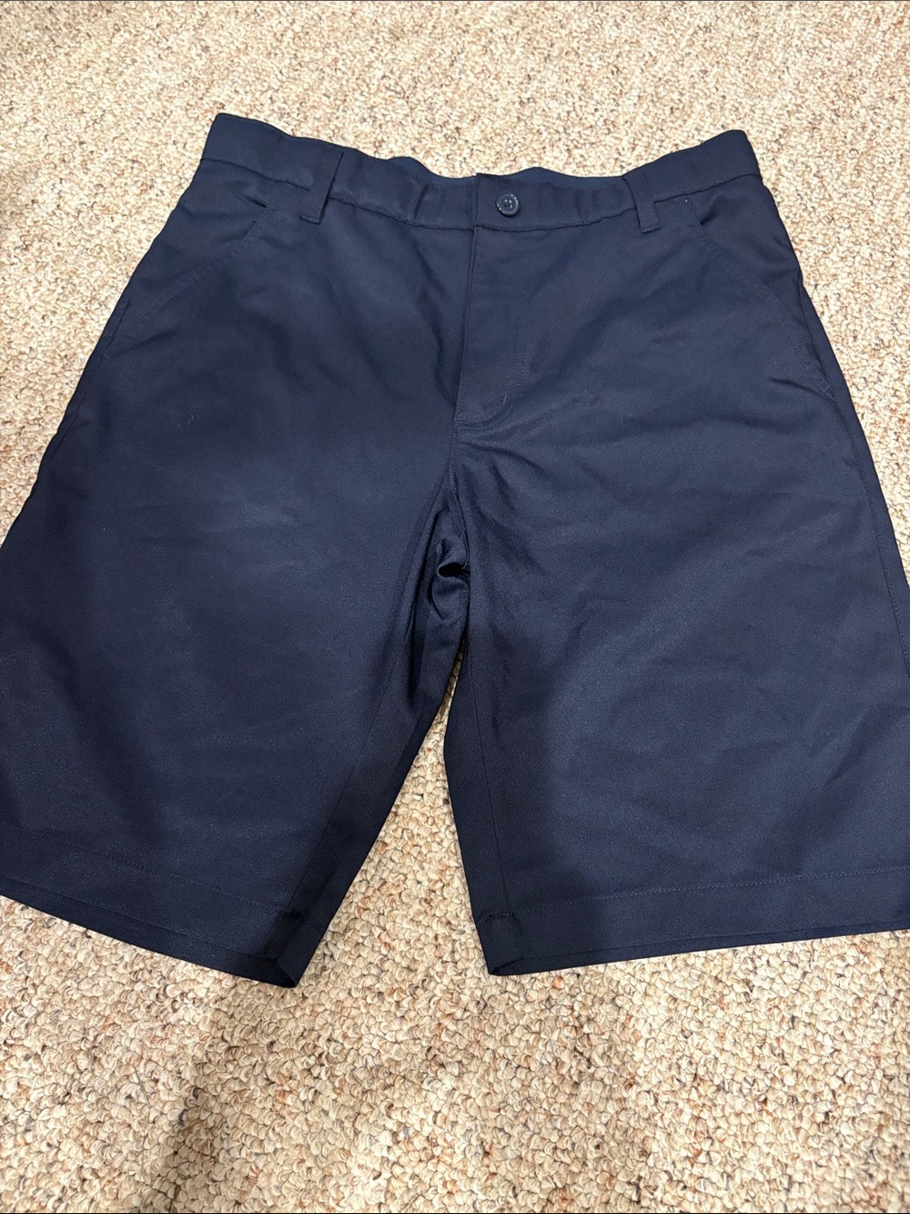 French Toast Navy Flat-Front boys Shorts